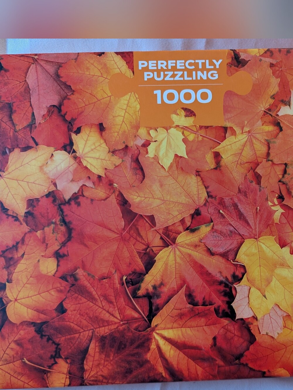 Perfect Puzzling Fall Leaf 1000 Piece Jigsaw Puzzle